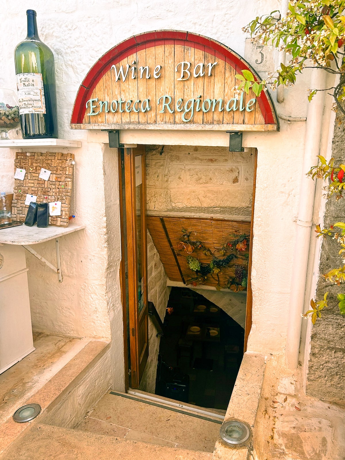 Enoteca Regionale Wine Bar in Alberobello, Puglia, Italy 