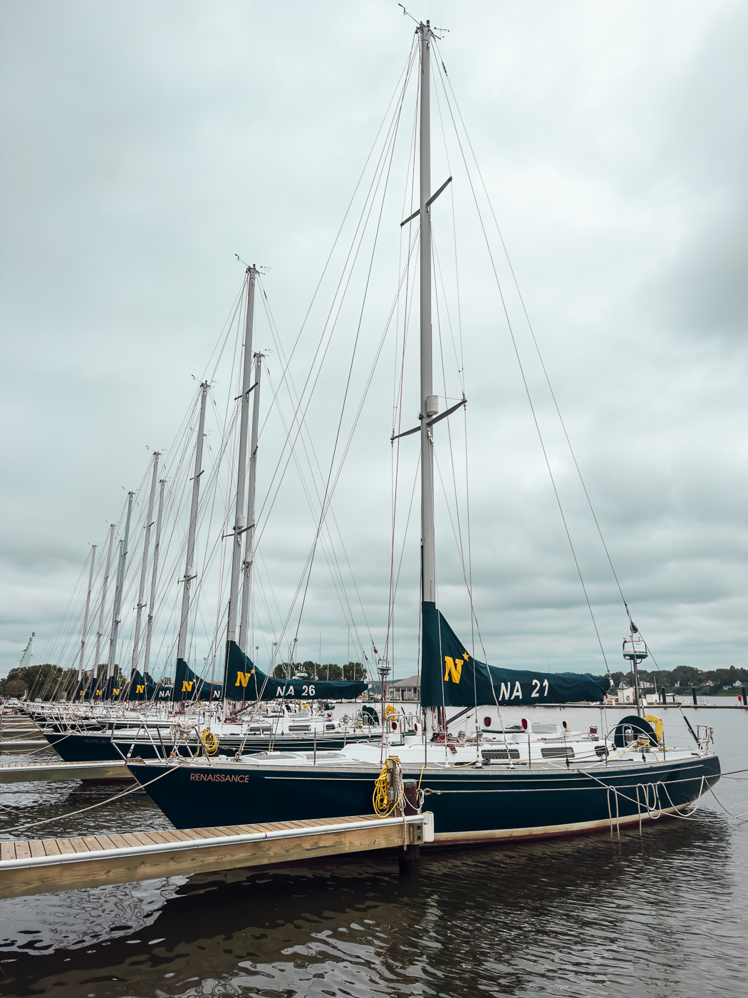 9 Must-Do Activities for the Perfect Weekend in Annapolis, Maryland: Navy44 Sailboats tied off to the docks in Annapolis Harbor.